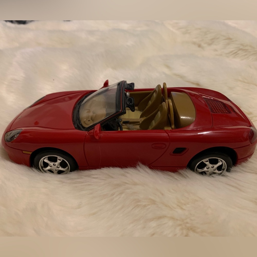 Radio Shack 2000 Toymax Porsche Boxster Red with Tan interior Vintage